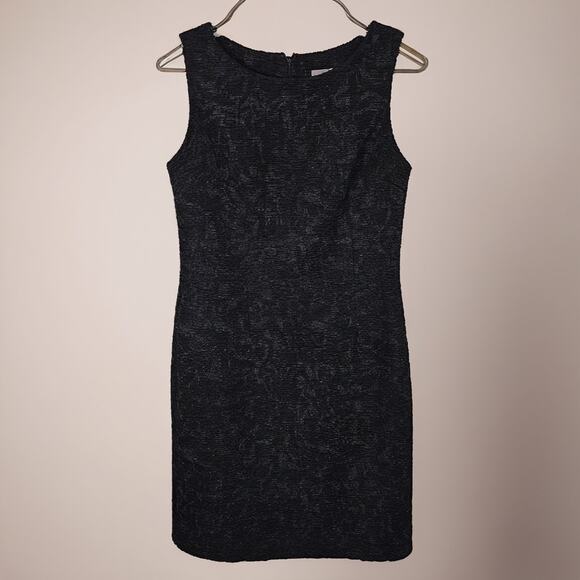 Coldwater Creek Dress Sz 10 Quiet Luxury Minimalist Parisian Chic Black Sheath - Picture 6 of 9